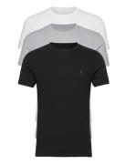 Tonic Ss Crew 3 Pk Tops T-shirts Short-sleeved Black AllSaints