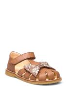 Sandals - Flat - Closed Toe Shoes Summer Shoes Sandals Beige ANGULUS