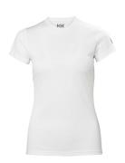 W Hh Tech T-Shirt Sport T-shirts & Tops Short-sleeved White Helly Hans...