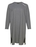 Vlucca, L/S, Abk Dress Polvipituinen Mekko Grey Zizzi