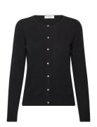 Cashmere Cardigan Tops Knitwear Cardigans Black Rosemunde