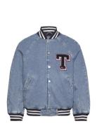 Letterman Denim Jacket Ch7011 Farkkutakki Denimtakki Blue Tommy Jeans