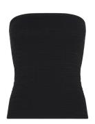 Knitted Tube Top Vests Knitted Vests Black Gina Tricot