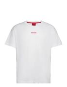 Linked T-Shirt Designers T-shirts Short-sleeved White HUGO