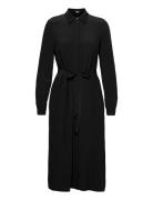 Shirt Dress With Lenzing™ Ecovero™ Polvipituinen Mekko Black Esprit Co...