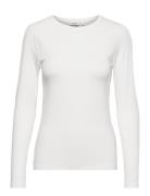 Bypamila Ls Tshirt - Tops T-shirts & Tops Long-sleeved White B.young