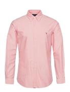 Slim Fit Oxford Shirt Tops Shirts Business Pink Polo Ralph Lauren
