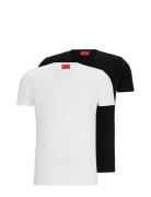 Hugo-Round Designers T-shirts Short-sleeved White HUGO