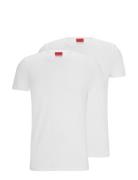 Hugo-Round Designers T-shirts Short-sleeved White HUGO