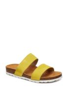 Biabetricia Twin Strap Matalapohjaiset Sandaalit Yellow Bianco