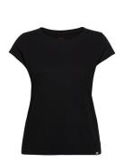 Organic Favorite Teasy Tee Tops T-shirts & Tops Short-sleeved Black Ma...