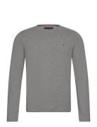 Stretch Slim Fit Long Sleeve Tee Tops T-shirts Long-sleeved Grey Tommy...