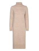 Onlbrandie L/S Roll Neck Dress Knt Noos Polvipituinen Mekko Beige ONLY