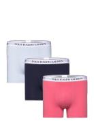 Classic Stretch-Cotton Trunk 3-Pack Bokserit Pink Polo Ralph Lauren Un...