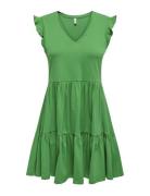 Onlmay Cap Sleev Fril Dress Jrs Noos Lyhyt Mekko Green ONLY