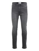 Reed Slim Fit Jeans Bottoms Jeans Slim Black Les Deux