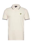 Tipped Polo Shirt Tops Polos Short-sleeved Cream Lyle & Scott