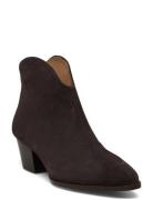 Booties - Block Heel - With Elas Shoes Boots Ankle Boots Ankle Boots W...