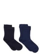 Ankle Sock - Rib Sukat Navy Minymo