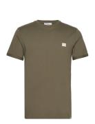 Piece T-Shirt Smu Tops T-shirts Short-sleeved Khaki Green Les Deux