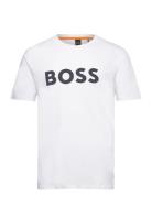 Thinking 1 Tops T-shirts Short-sleeved White BOSS