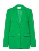 Vikamma Loose Blazer - Blazers Single Breasted Blazers Green Vila