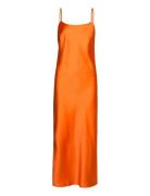 Dress Sharon Polvipituinen Mekko Orange Lindex