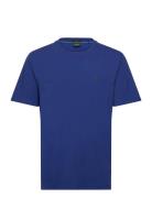 Tee Tape Sport T-shirts Short-sleeved Blue BOSS