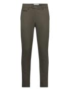 Como Herringb Suit Pants Bottoms Trousers Formal Khaki Green Les Deux