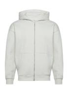 Relaxed Printed Hoodie Jacket Tops Sweat-shirts & Hoodies Hoodies Whit...