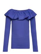 Renate Tops T-shirts Long-sleeved T-shirts Blue Molo