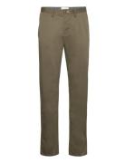 Regular Twill Chinos Bottoms Trousers Chinos Green GANT