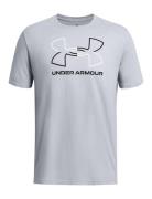 Ua Gl Foundation Update Ss Sport T-shirts Short-sleeved Grey Under Arm...
