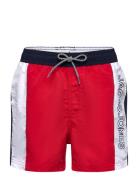 Jpstfiji Jjswim Colorblocking Ly Jnr Uimashortsit Red Jack & J S