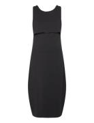 Dress Mom J S Polvipituinen Mekko Black Lindex