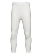 Capri Leggings With Lace Bottoms Leggings White Lindex