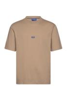 Nieros Tops T-shirts Short-sleeved Beige HUGO BLUE
