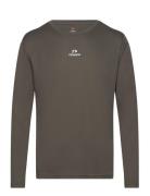 Nwlbeat Poly Ls Tee Tops T-shirts Long-sleeved Khaki Green Newline