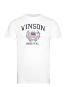 Kaiser Reg Sj Vin M Tee Tops T-shirts Short-sleeved White VINSON