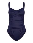 Potenza Solid Swimsuit Recycled Uimapuku Uima-asut Navy Panos Emporio