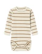 Nbmkilo Ls Body Bodies Long-sleeved Beige Name It