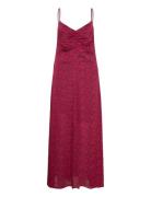 Deepagz P Slip Dress Maksimekko Juhlamekko Red Gestuz