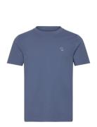 Anf Mens Knits Tops T-shirts Short-sleeved Blue Abercrombie & Fitch
