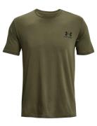 Ua M Sportstyle Lc Ss Sport T-shirts Short-sleeved Khaki Green Under A...