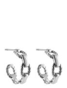 Link Creol Accessories Jewellery Earrings Hoops Silver By Jolima