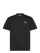 T-Shirt Tops T-shirts Short-sleeved Black EA7