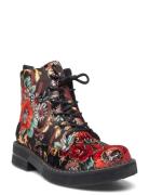 72010-90 Shoes Boots Ankle Boots Laced Boots Multi/patterned Rieker
