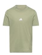 J D4T Tee Tops T-shirts Short-sleeved Khaki Green Adidas Sportswear