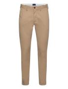 Slim Orginal Shield Chinos Bottoms Trousers Chinos Beige GANT