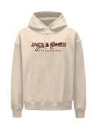 Jjalvis Sweat Hood Tops Sweat-shirts & Hoodies Hoodies Beige Jack & J ...